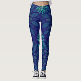 Nahtloses Blumenmuster Leggings