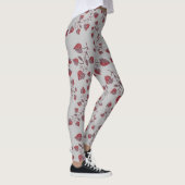 Nahtloses Blumenmuster Leggings (Rechts)