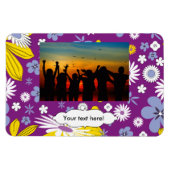 Nahtloses Blumenmuster Magnet (Horizontal)