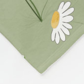 Nahtloses Blumenmuster mit Kosmos flo Fleecedecke (Ecke)