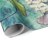 Nahtloses Blumenmuster Möbel-Dekorationspapier Geschenkpapier (Rolleneckpunkt)
