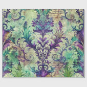 Nahtloses Blumenmuster Möbel-Dekorationspapier Geschenkpapier (Flach)