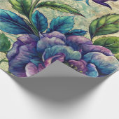 Nahtloses Blumenmuster Möbel Dekorationspapier Geschenkpapier (Ecke)