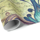 Nahtloses Blumenmuster Möbel-Dekorationspapier Geschenkpapier (Rolleneckpunkt)