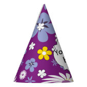 Nahtloses Blumenmuster Partyhütchen (Links)