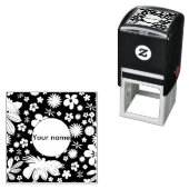 Nahtloses Blumenmuster Permastempel (Beispiel)