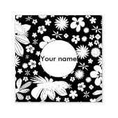 Nahtloses Blumenmuster Permastempel (Design)