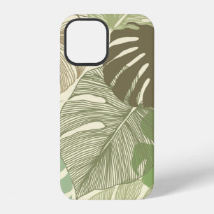 Nahtloses Blumenmuster von Tropical Monstera del iPhone 12 Hülle