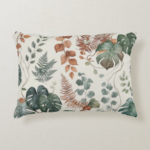 Nahtloses Boho-Blumenmuster Blumen  Dekokissen