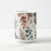 Nahtloses Boho-Blumenmuster Blumen Kaffeetasse (Mittel)