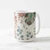 Nahtloses Boho-Blumenmuster Blumen Kaffeetasse (VorderseiteRechts)