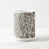 Nahtloses Botanisches Bottom Lands Camo Kaffeetasse (Mittel)