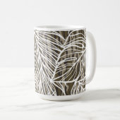 Nahtloses Botanisches Bottom Lands Camo Kaffeetasse (VorderseiteRechts)