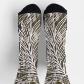 Nahtloses Botanisches Bottom Lands Camo Socken (Oben)