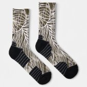 Nahtloses Botanisches Bottom Lands Camo Socken (Rechts)