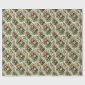 Nahtloses botanisches Muster Geschenkpapier (Flach)