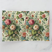 Nahtloses botanisches Muster Karte (Innenseite)