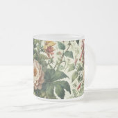 Nahtloses botanisches Muster Mattglastasse (VorderseiteRechts)
