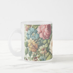 Nahtloses botanisches Muster Mattglastasse