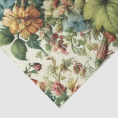 Nahtloses botanisches Muster Seidenpapier (Detail)