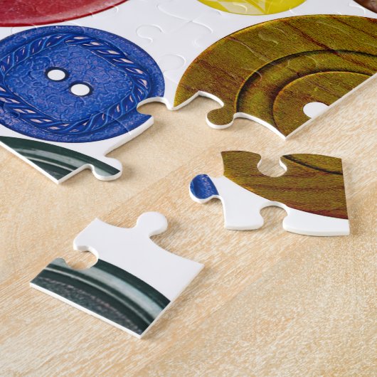 Nahtloses Chic: High-Res-Button-Set Puzzle (Seite)