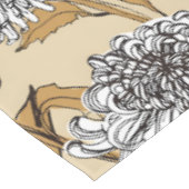 Nahtloses Chrysanthemen-Blütenmuster Tischdecke (Schrägansicht)