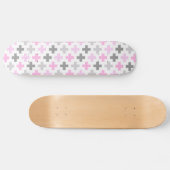 Nahtloses Cross-Muster-Skateboard Skateboard (Horizontal)
