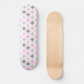 Nahtloses Cross-Muster-Skateboard Skateboard (Vorderseite)