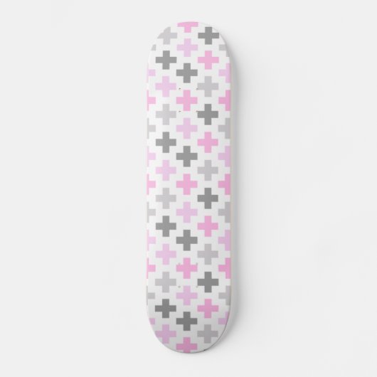 Nahtloses Cross-Muster-Skateboard Skateboard (Vorderseite)