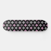 Nahtloses Cross-Muster-Skateboard Skateboard (Horizontal)