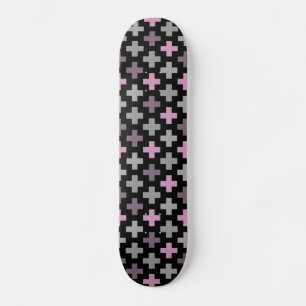 Nahtloses Cross-Muster-Skateboard Skateboard