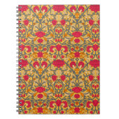 Nahtloses Damastenmuster Notizblock (Vorderseite)