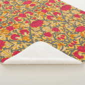 Nahtloses Damastenmuster Sherpadecke (3/4)
