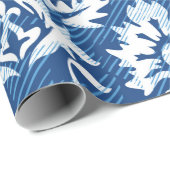 Nahtloses Damastmuster Geschenkpapier (Rolleneckpunkt)