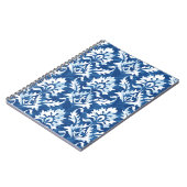 Nahtloses Damastmuster Notizblock (Linke Seite)