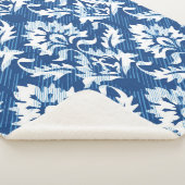 Nahtloses Damastmuster Sherpadecke (3/4)