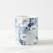 Nahtloses Denim-Patchwork für die Blume Kaffeetasse (Mittel)