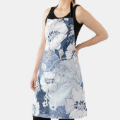 Nahtloses Denim-Patchwork für die Blume Schürze (InSitu)