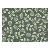 Nahtloses Design mit Blume und Blätter Fotodruck (Vorne)