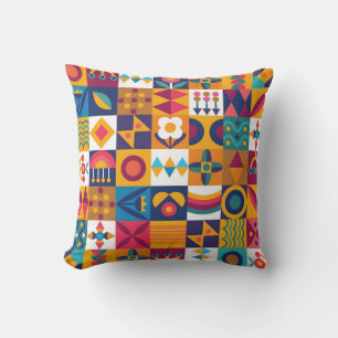 Nahtloses Design, moderne Kunst Kissen