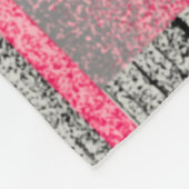 nahtloses digitales Patchwork-Muster in Aquarellfa Fleecedecke (Ecke)