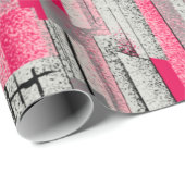 nahtloses digitales Patchwork-Muster in Aquarellfa Geschenkpapier (Rolleneckpunkt)