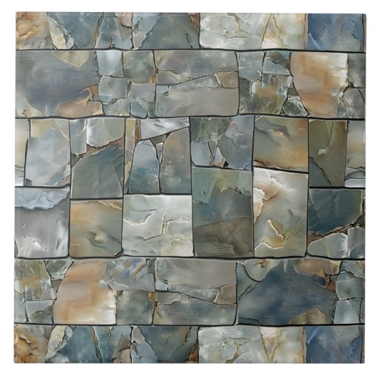 Nahtloses elegantes Fliesendesign Fliese (Vorderseite)