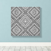 Nahtloses ethnisches Muster 6 Leinwanddruck (Insitu (Holzboden))