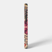 Nahtloses farbenfrohes Patchwork-Fliese mit Islam, iPhone Hülle (Linke Seite)