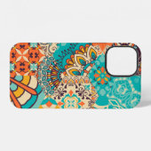 Nahtloses farbenfrohes Patchwork-Fliese mit Islam, iPhone Hülle (Rückseite (Horizontal))