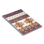 Nahtloses farbiges Aztec Muster Notizblock (Rechte Seite)