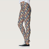 Nahtloses farbiges Muster Leggings (Links)