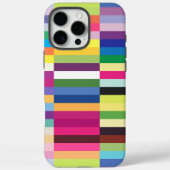 Nahtloses farbiges Streifenmuster Case-Mate iPhone Hülle (Rückseite)