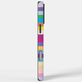 Nahtloses farbiges Streifenmuster Case-Mate iPhone Hülle (Rückseite / Rechts)